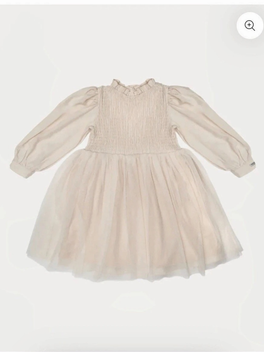 Donsje Janice Dress Girls 5Y Cream